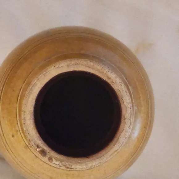 Vintage Brown Ceramic Vase - Picture 2 of 5